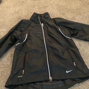Nike Black Jacket with White Accents